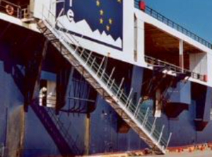 Ship gangway image